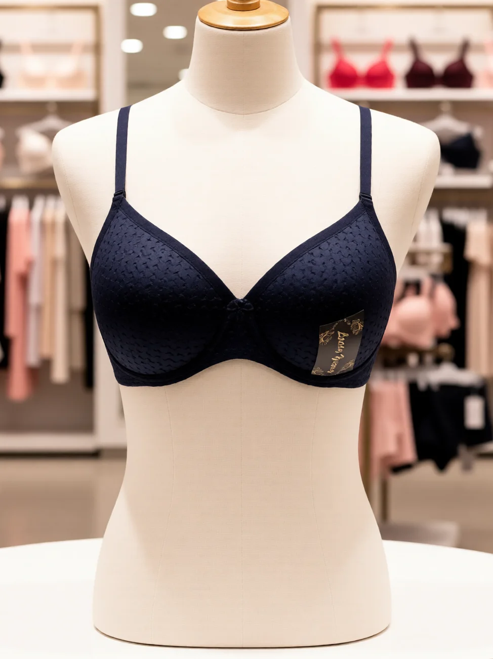 Women’s Textured Foam-Padded Full-Coverage Everyday Bra