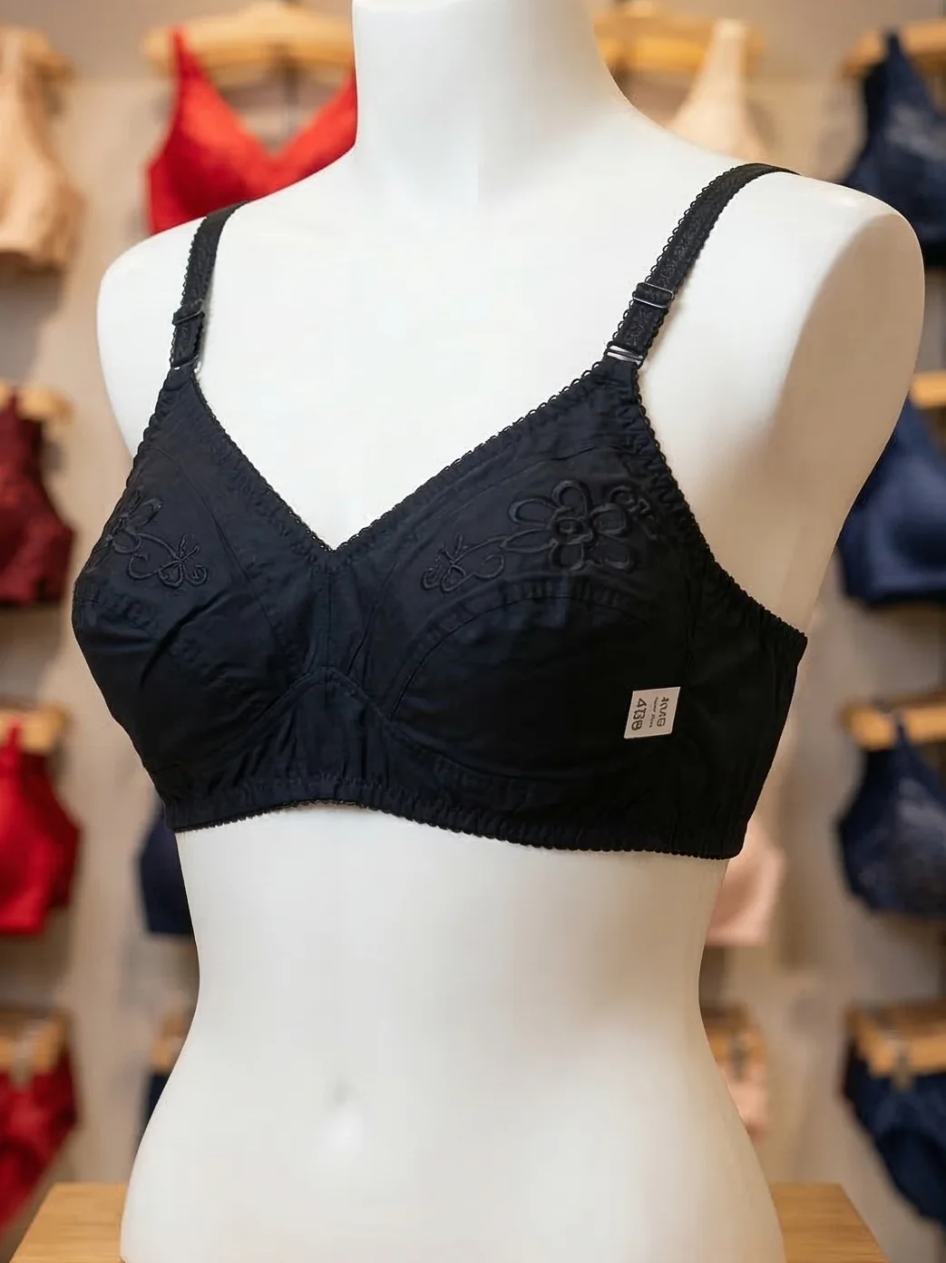 Women’s Floral Embroidered Non-Padded Full-Coverage Everyday Bra