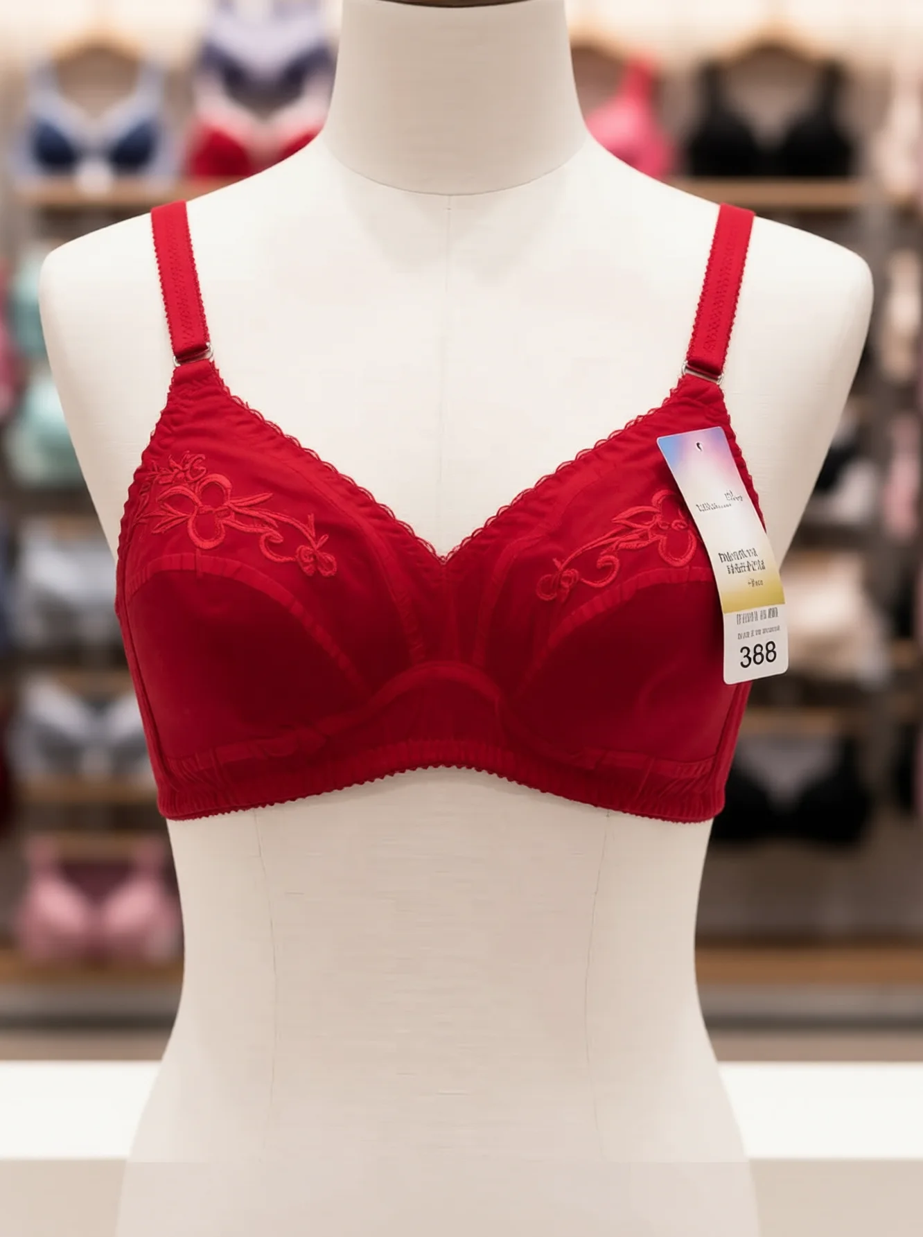 Women’s Floral Embroidered Non-Padded Full-Coverage Everyday Bra