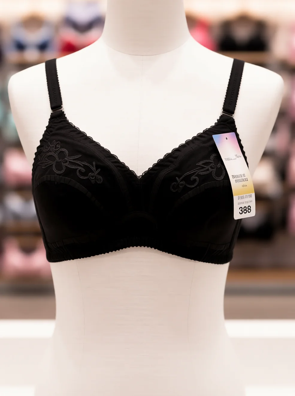 Women’s Floral Embroidered Non-Padded Full-Coverage Everyday Bra