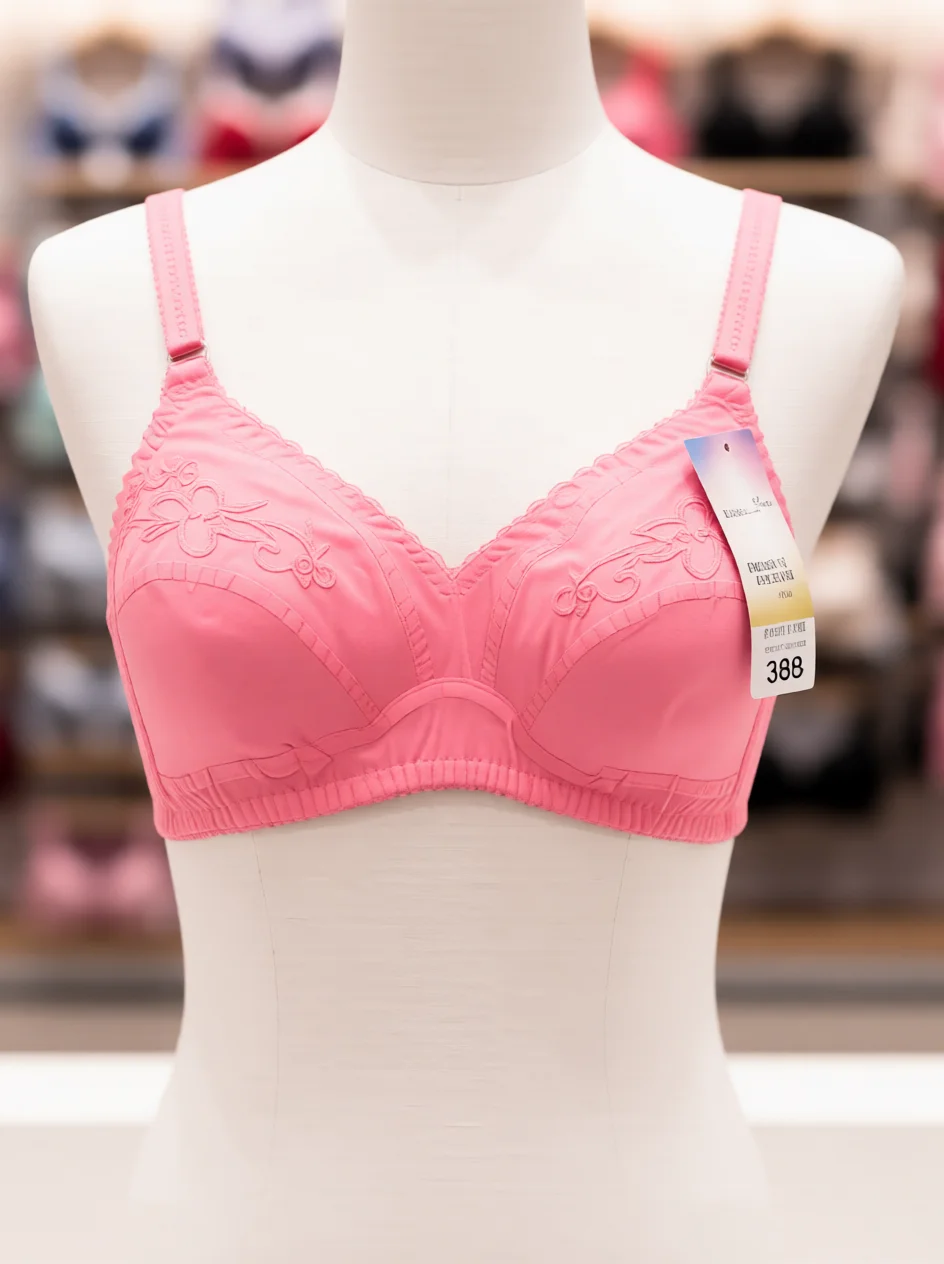 Women’s Floral Embroidered Non-Padded Full-Coverage Everyday Bra
